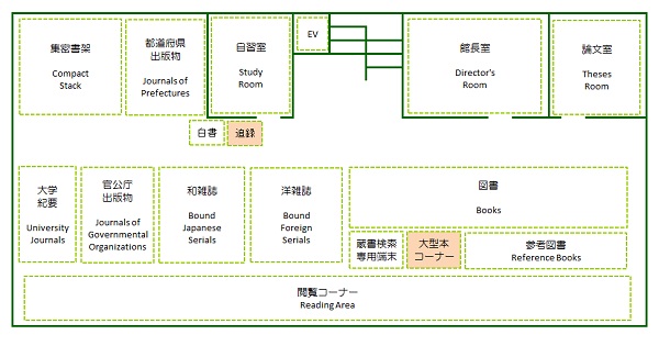 移動後の2F案内図