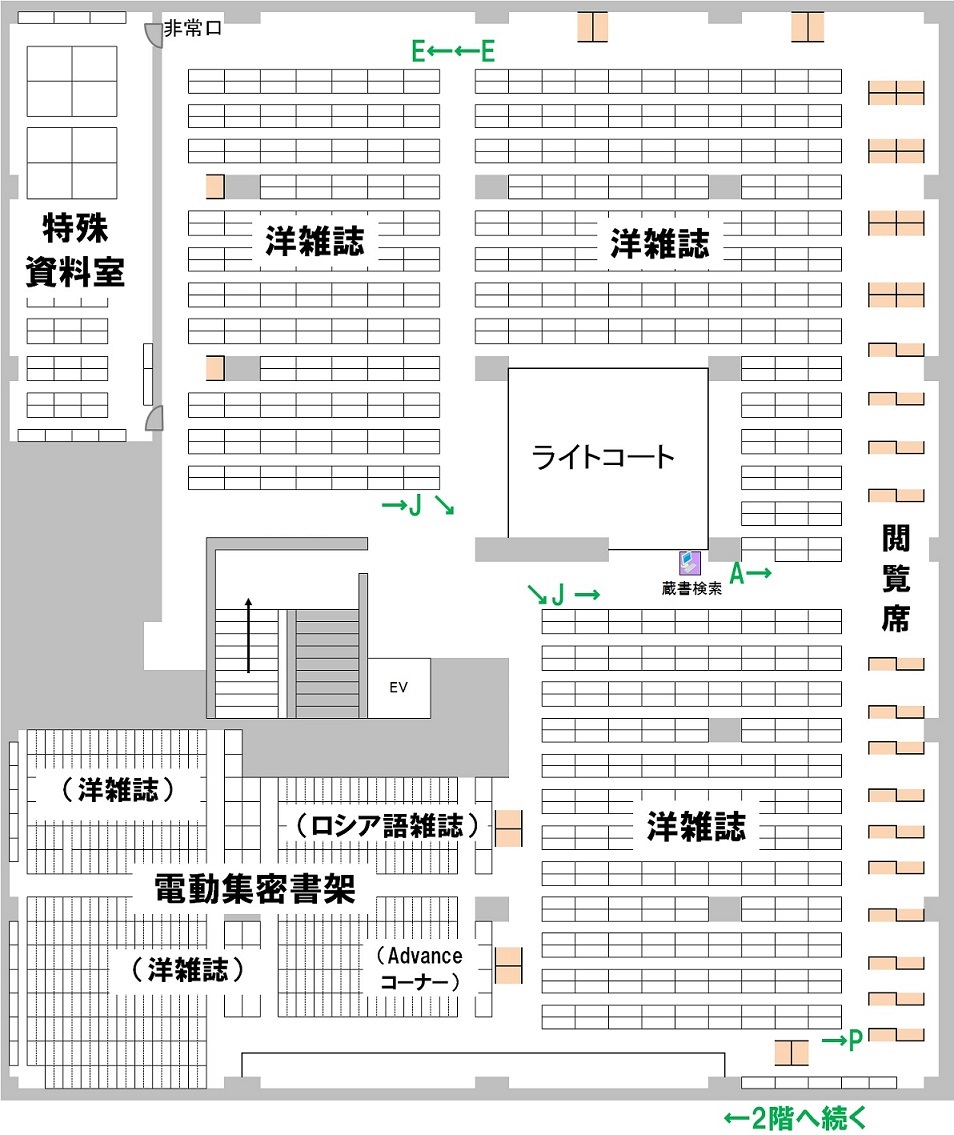 Floor map 3F